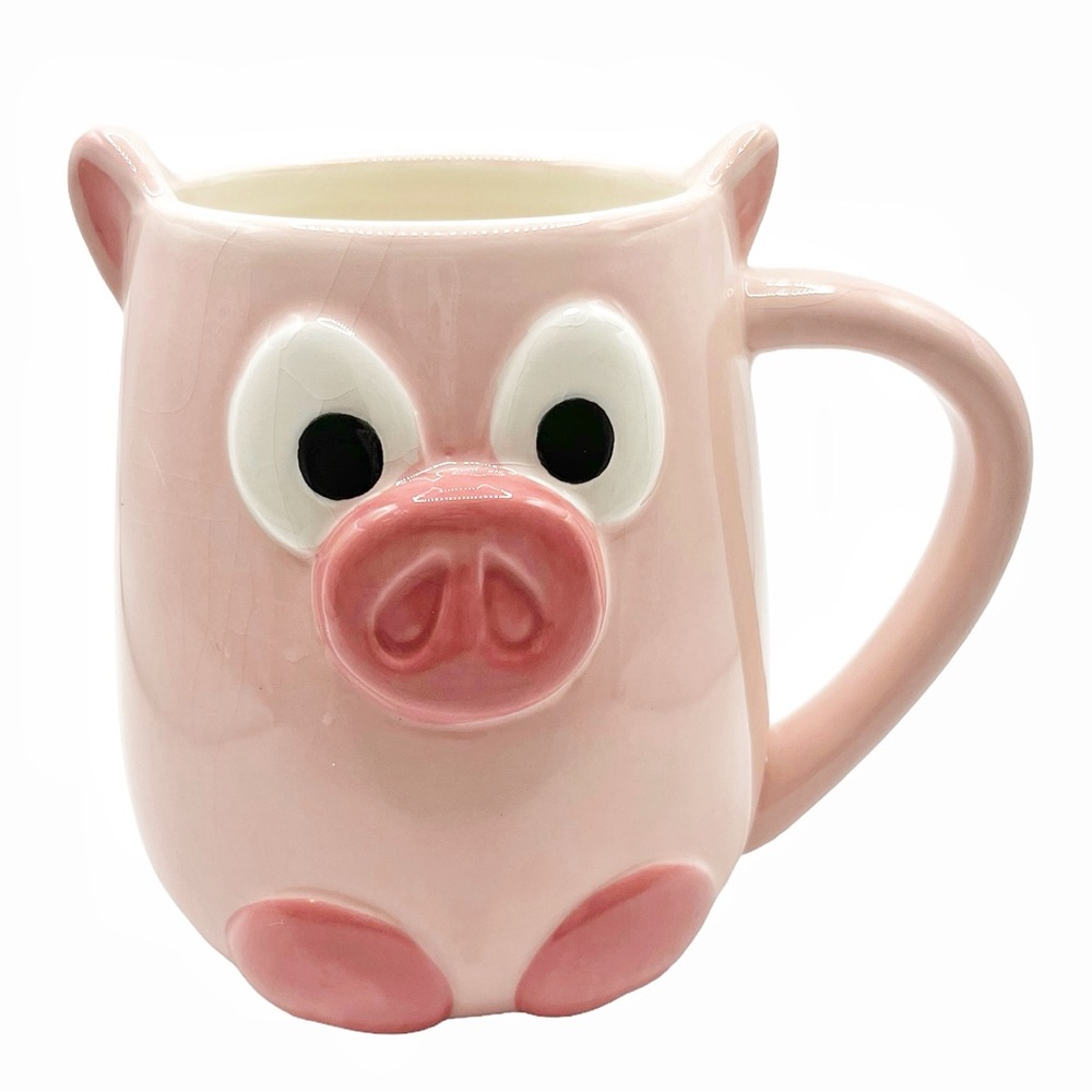 Tag 3D Figural Pig 🐷 Mug